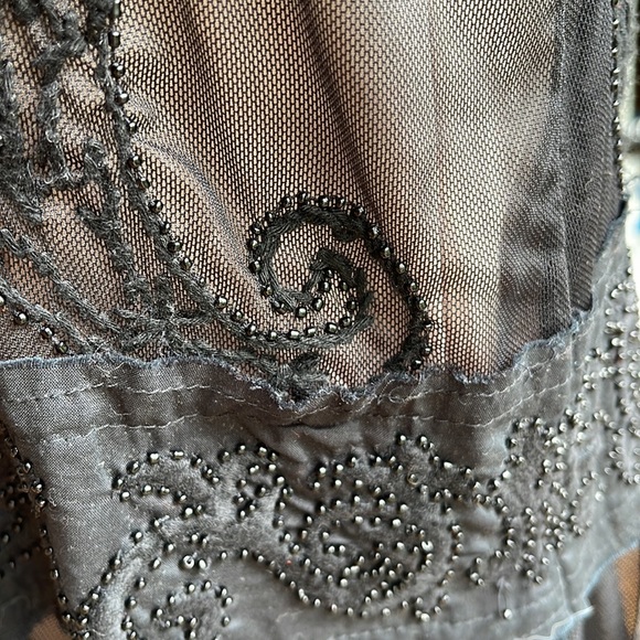 Modern Edgy Black Maxi Skirt - Picture 7 of 8